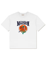 UNISEX オーバーフィットスポーツムーブショートスリーブT　ホワイト (FCE2TS404M)