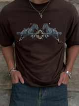 Brown Horse Tiny Tee