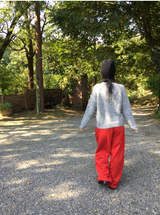 ベッチルーズフィットVネックウールニット（3c）