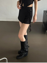 ストライプストラップパンツ