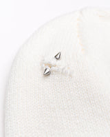 BBD Hand-stitched Graffiti Logo Beanie (White)