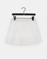 Biso See-through dot layered skirt