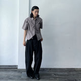 Relaxed Fine Check Shirt