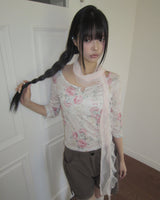 Vernil Color Frill Scarf