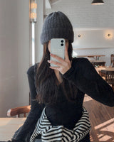 Sellot button wool knitwear