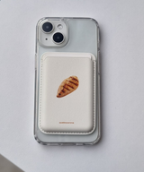 chicken breast MagSafe leather card wallet 