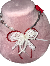 Winter sweet ribbon chocker