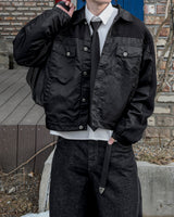Duron Nylon Knit Trucker Jacket