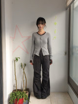 Pocket Bootcut Pants