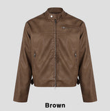Bolt Vintage Trackline Leather Jacket