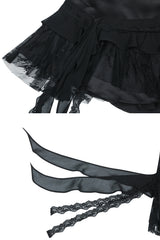 SWAN SKIRT black