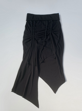 Nave Shirring Unbal Long Skirt (2color)