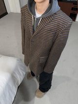 No.0995 check OVER blazer JK