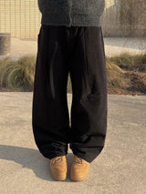 Brush Beads Cotton Pants (4 Colors)