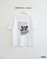 ペンシルプリントショートスリーブTシャツ