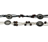 Boheme Line Vintage Wood Beads String Belt