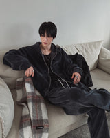 ロビンスベルベットコーデュロイフーデッドジップアップ