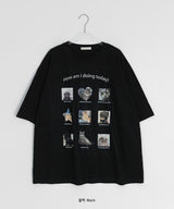 ティチルキャットオーバーフィット半袖Tシャツ