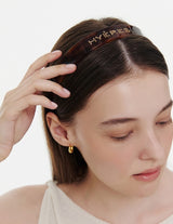 26SS★Essence Logo Stone Wide Hairband