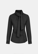 Noelle Draped Tie Blouse