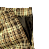 Check Pleated Skirt (black)