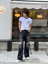 LMN Martin Vintage Bootcut Denim Pants (2 colors)