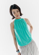 Drape Neck Top [Mint]