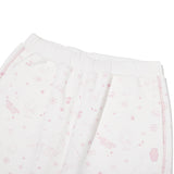 TROLLS VINTAGE GRAPHIC NAPPING WIDE JOGGER PANTS - WHITE