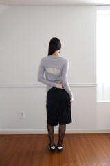 GIRL'S T-SHIRT - GRAY