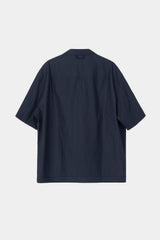 Field Panel Paper Half Shacket (Navy)