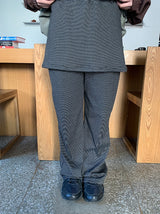 Sashio Stripe Layered Skirt Pants