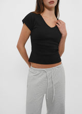 [B-BASIC] Standard Short Sleeve V-Neck Tee (2 SIZE)