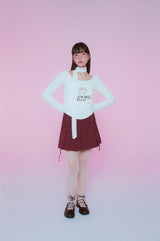 J'adore Plein スカーフTシャツ (アイボリー)