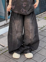 ダーツカーブデニムパンツ