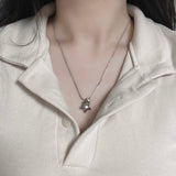 All surgical steel shooting star necklace