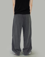 Needle pintuck balloon pants