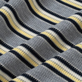 Roan Striped Henley Neck Short Sleeve Tee