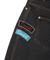 PATCHWORK DENIM PANTS BLACK(CV2EFUD112A)