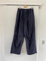 Space String ballon denim wide pants 2color