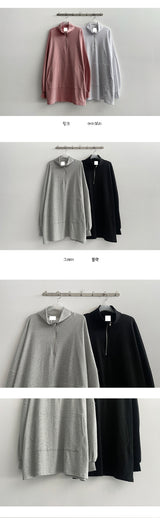 Sari Pocket Half Zip-Up Dress (4 colors)