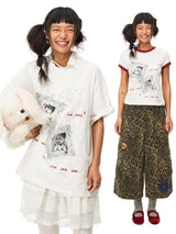 カップル二ッテードショートスリーブTシャツ