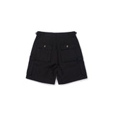 Marina stripe shorts / Black