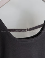 チョーカーバックルストラップウールナッピングTシャツ