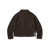 Weave trucker jacket / Brown