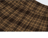 Teddy Belt Check Pleated Skirt 232425749