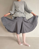 Light Flared Skirt (2colors)