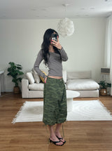 wide cargo bermuda shorts