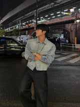 Weather cuff denim jacket