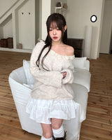 アミューズレースリボンティアードキュロット