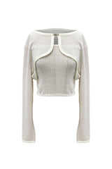 KORI TUBE TOP BOLERO SET / IVORY